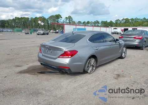 2021 Genesis G70 2.0T Rwd из США, поврежденный, VIN KMTG34LA4MU073048